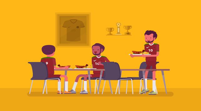 Menu makan sehat, timnas U23, asian games 2018 Menu makan sehat, timnas U23, asian games 2018